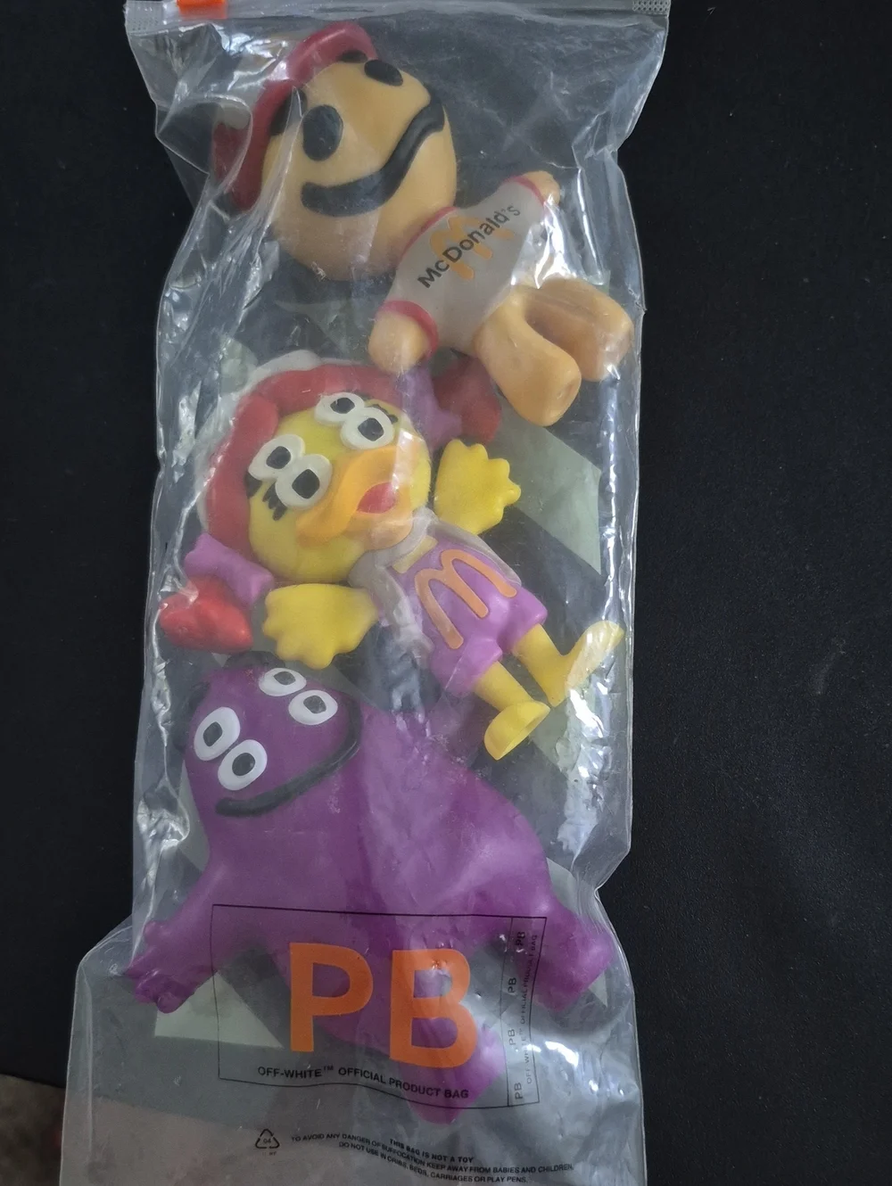 McDonald's Cactus Plant Flea Market Collab Purple Grimace & Friends Figure Pack